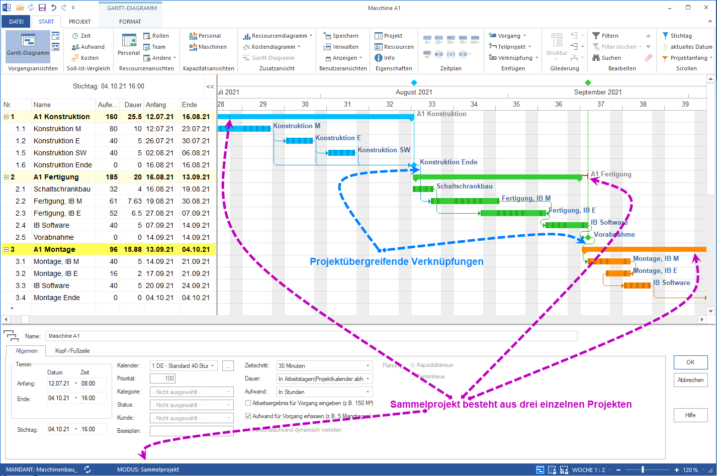 Projektmanagement-Funktionalität Datei- vs. Datenbankbasierte Lösung - Rillsoft