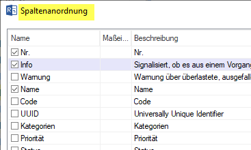 033 Spaltenanordnung