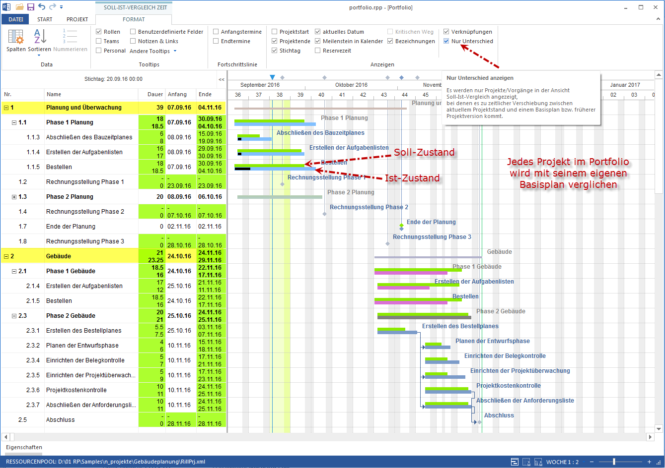 Projektcontrolling in Multiprojektumgebung